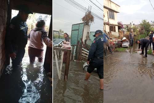 Video: Lluvias provocan encharcamientos y afectaciones en Toluca